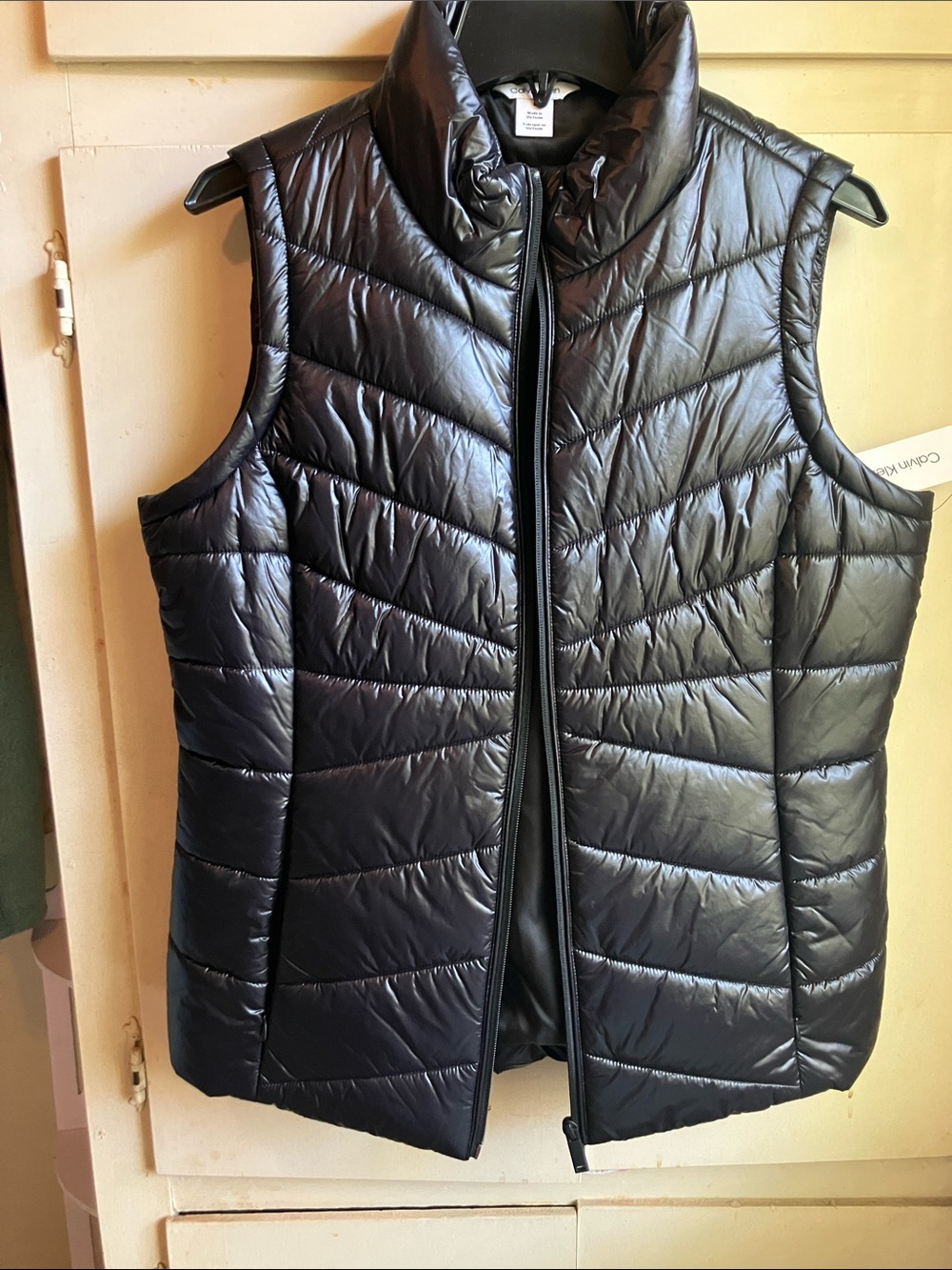 Calvin Klein Quilted Black Puffer Vest